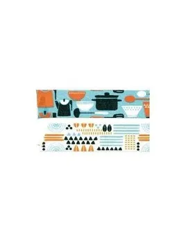 

ADHESIVE TAPE PAPER MODEL KAMONE DINNER 2 PIECE 1. 5X100CM