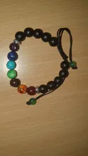 Pulsera clásica de 8mm con cuentas de piedra de Lava para hombre y mujer, cadena de 7 colores, cuerda tejida, Yoga, amistad, joyería ajustable