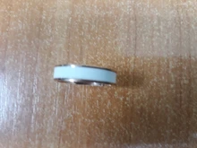 Anillo de plata de primera ley y titanio para hombre y mujer, sortija, plata esterlina 925, Circonia cúbica, zirconia, circonita, zirconita, diseño Simple, blanco y negro, aniversario