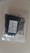 Auto-bloqueo sujetacables de Nylon de anchura 1,9 x60/80/100/120/150mm AssortedBlack de cremallera de plástico de envoltura de Cable 2,5*250 4*300 500 Uds