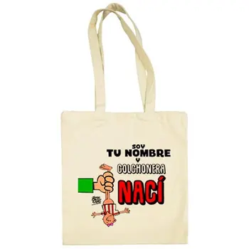 

Cloth bag Atletico Madrid cochonera was born customizable with name