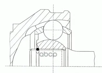 

Shrus outdoor K-KT Mazda 626 GKN (loebro) art. 303372