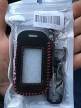 Cuero coche caso clave de Starline E63 E90 E91 E61 E95 E66 2-coche alarma LCD controlador remoto llavero transmisor llaves cubierta