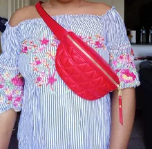 Riñonera de cuero PU para mujer, Bolso pequeño de Color sólido, a la moda para verano, para teléfono