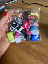 6 muñecas + 6 prendas + 6 zapatos + 6 botellas + 6 accesorios conjuntos aleatorios L.O.L. ¡Sorpresa! Muñeca LOL de 8cm, juguete para regalo
