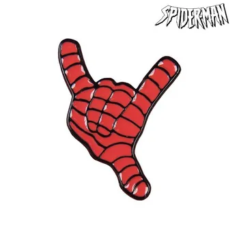 

Pin Spiderman Metal Red