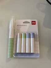 Sharkbang 1PC + 4CS recarga creativo reemplazable Tipo de rotulador de pegamento conjunto accesorios portátiles de la Oficina de la Escuela de papelería