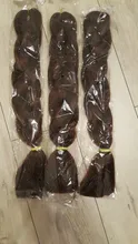 Alororo-extensiones de pelo trenzado sintético Afro, 24 pulgadas, Ombre Jumbo, 100 colores, venta al por mayor