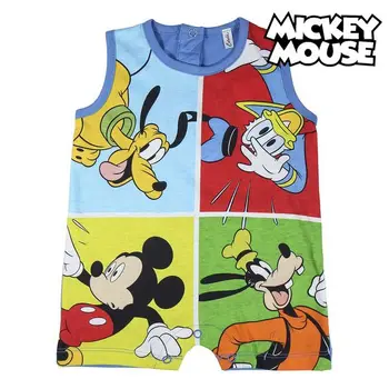 

Baby's Sleeveless Romper Suit Mickey Mouse Multicolour