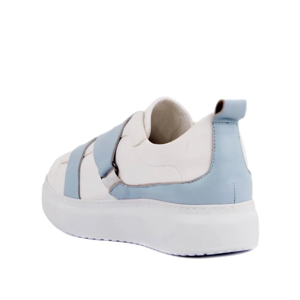 Moxee-белого и синего цвета шаг в Для женщин, повседневная обувь