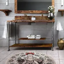 Коврик для ванной-коврики | коврик для ванной нескользящие Противоскользящие коврики Фрида круглый Djt 100X100 см