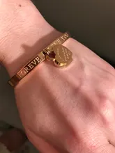 Bangles Bracelets Jewelry-Fine Classic Stainless-Steel Gold-Colour Wholesale Hot Heart