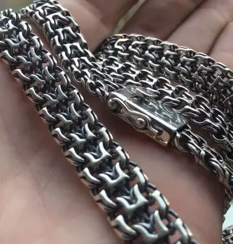 

Silver Chain "Pharaoh" with blackening. 45g. Hand made. 925 sterling silver.