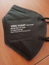 Mascarilla de 5 capas KN95 con filtro FPP2, máscara respirador reutilizable FFP2, 1-200 piezas