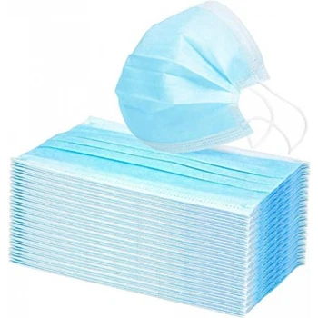 

PACK 50X protective face masks disposable 3 layers (CE-EN 149:2001 A1:2009)