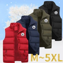 

2021 Spring Autumn Women Vests Coat Warm New Cotton Vest Lady Clothing M~5XL