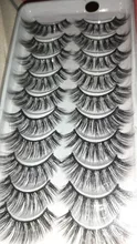 Faux-Mink-Eyelashes Makeup Dramatic New2-10pairs Natural-Thick Long 3D Maquiagem