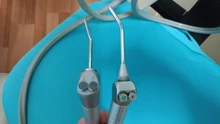 Pulverizador de aire y agua Dental, jeringa Triple de 3 vías, Manual + 2 boquillas, tubos de puntas para aire y agua Dental, Triple jeringa