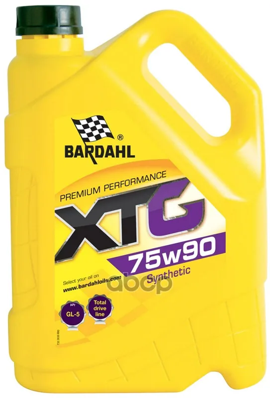 75w90 Gl4/5 Xtg 5l(Синт. Трансмисионное Масло) Bardahl арт. 36383