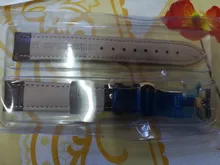 UTHAI Z09 Plus – correas de reloj de cuero genuino, pulsera universal de 12-24mm con hebilla de maripos, correa de hebilla de acero, correa de reloj de 22mm