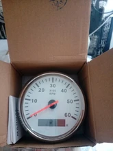 Tacómetro para barco de 8K, medidor de tacómetro marino, LCD, reloj de arena, 12V/24V, 8000 RPM, 85mm, toerenteler