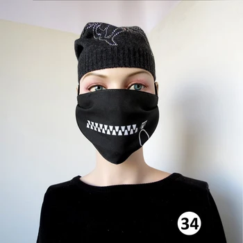 

Bandage (mask) printed from dust 'zipper 34'