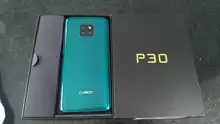 Cubot P30 Teléfono Movil Libre Pantalla 6,3 FHD+ 2340x1080p Doble Lado Vidrio 4GB + 64GB Smartphone Android 9,0 pastel Helio P23 AI Triple Cámara Trasera identificación facial Face ID Octa-Core Batería 4000mAh
