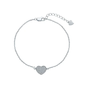 

Silver Bracelet with cubic zirconia sunlight sample 925