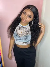 ILARIA-extensiones de pelo ondulado brasileño, extensiones de cabello humano de ondas profundas, Pelo Rizado sin procesar Remy, 28, 30, 32 y 36 pulgadas, Onda de agua