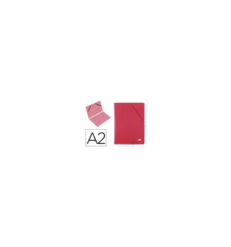 

Flat folder led paper A2 CARTON embossed N 12 Red
