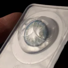 Lentillas de colores para ojos, Navidad, suaves, superdelgados, para acuarios, belleza para ojos, azul, marrón