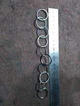 LLavero de acero inoxidable con agujeros para mujer, lote de 10 unidades, 20/23/25/28/30/33/35mm, partido redonda, regalo para hombre