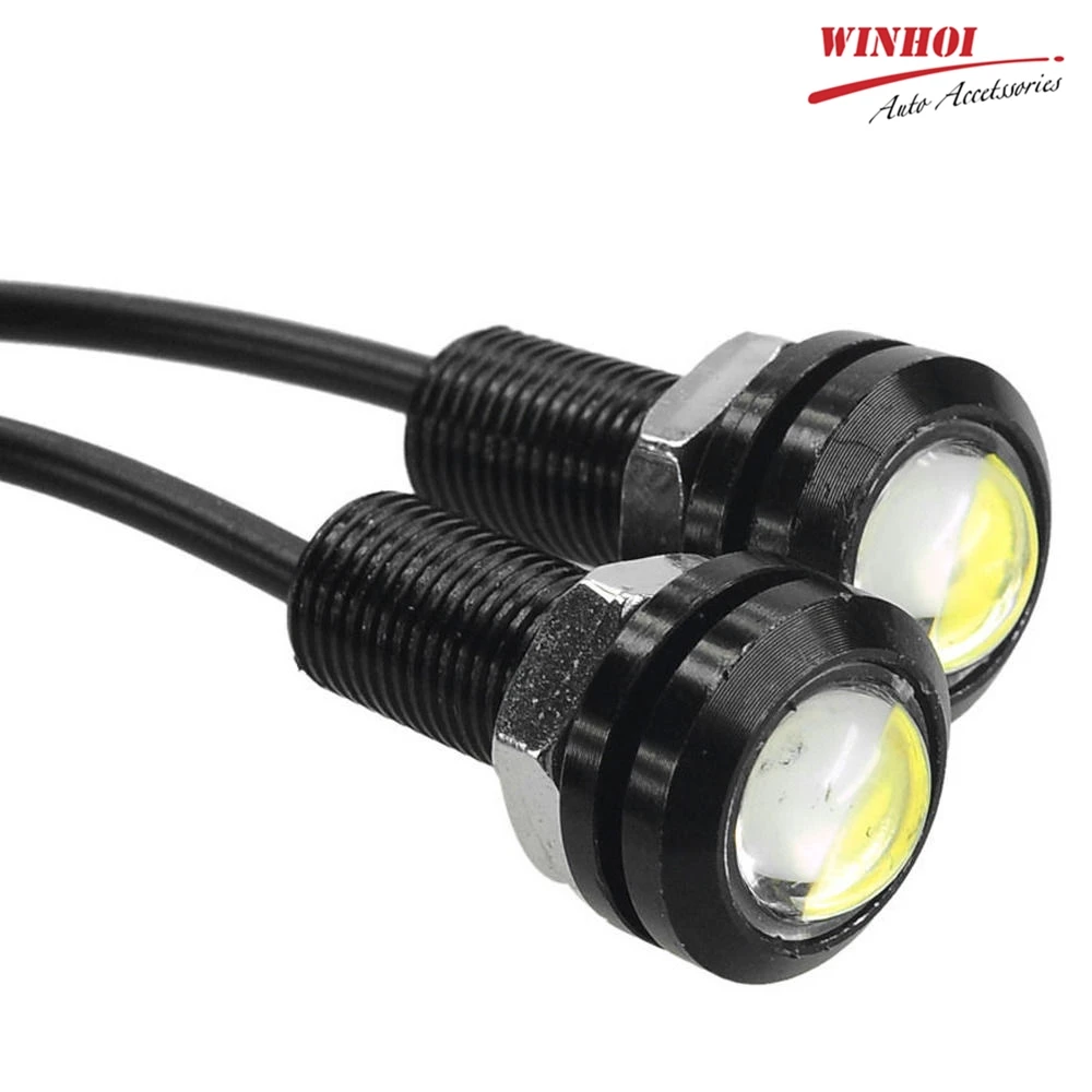 

18mm 9W 12V Car Eagle Eye Bulb Universal Work Light LED DRL Daytime Running Lights Waterproof Reverse Backup Signal Parking Lamp