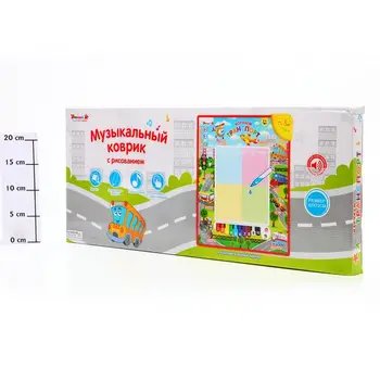 

Musical mat with drawing water "smart I. Transport "zhorya b50135 zye-e0065