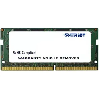 

DDR4 8 GB SO-DIMM Patriot 2666MHz psd48g266681s RTL pc3-21300 cl19 260-pin 1.2v single rank