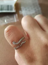 Anillo de serpiente anillos de acero inoxidable para mujeres declaración anillo anillos de mujer Punk abierto dedo geometría Color dorado anillo anillos de joyería