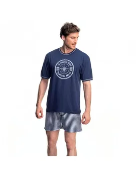 

ASSMAN man pajamas print peak 7376