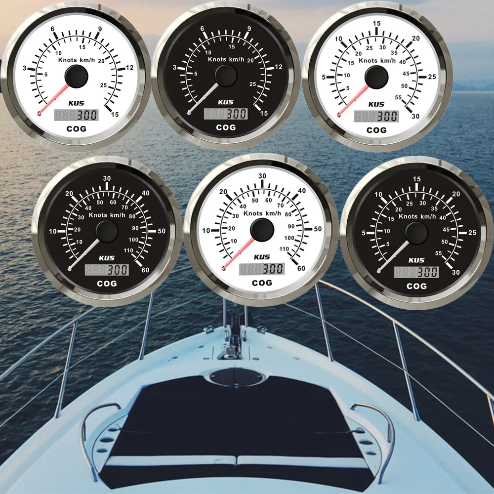 Kus Boat Yacht Waterproof Gps Speedometer 015knots 030knots 060knots