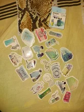 Lote de 46 unidades de pegatinas de papel para diario con bonitos animales Kawaii, pegatinas de papelería para diario Diy para Scrapbooking