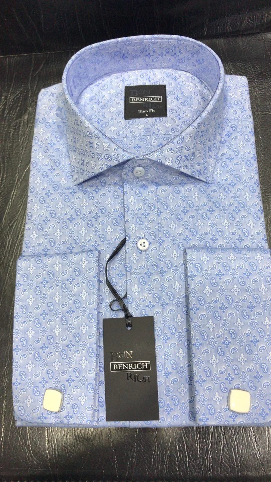Turqstore High Quality Cotton Shirt Slim Fit Modern Cool 05(Made in Turkey
