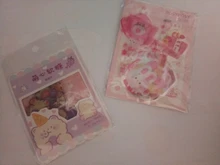 Lote de 40 pegatinas decorativas de oso conejo y Planeta, etiqueta de palo de Scrapbooking, diario, papelería, álbum, fiesta Kawaii, pegatina de perro