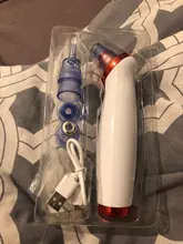 Aparato para limpieza profunda de la piel con espinillas, limpiador con punta de diamante de Zona T para nariz y resto del rostro, para la eliminación de espinillas, succión al vacío