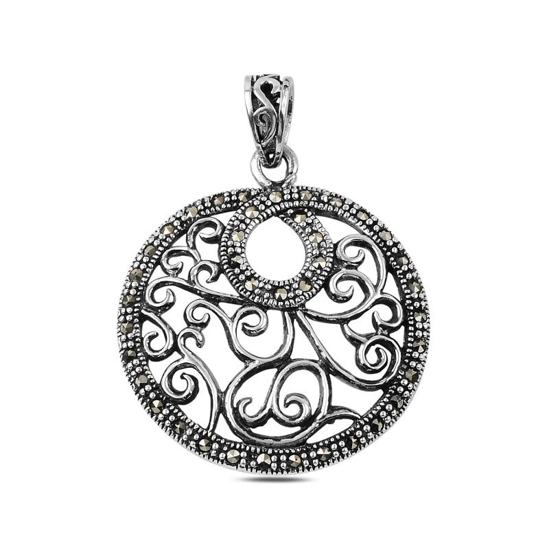 

Silver 925 Sterling Marcasite Pendant