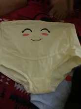 Bragas de maternidad para mujer, ropa interior para embarazadas con dibujos animados, calzoncillos lindos