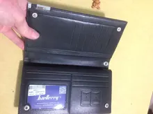 Bolso de mano para Hombre, Billetera larga, tarjetero, de cuero