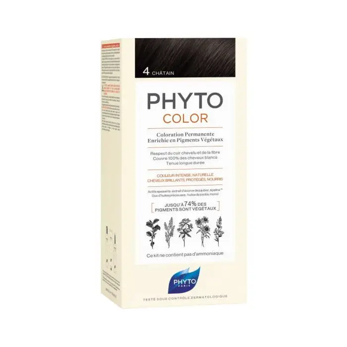 Phyto постоянное лечение цвета волос (Новый)-4-коричневый доставка с Fedex | Красота и