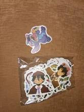 Bungo Stray-pegatinas de perros de PVC para niños, pegatinas de grafitis, maletas, equipaje, guitarra, coche, impermeable, 10/100 Uds.