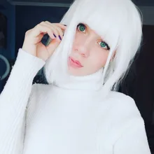 DIFEI peluca sintética bob corto pelo lacio con trimable flequillo Rosa rojo azul peluca cosplay púrpura para pelucas de pelo corto para mujeres