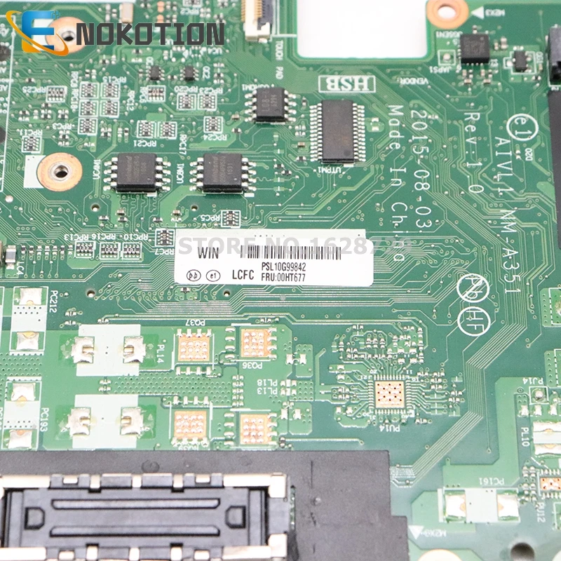 remarkable NOKOTION for Lenovo Thinkpad L450 laptop motherboard I5-4300U CPU DDR3L AIVL1 NM-A351 00HT683 00HT6