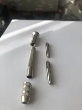 Herramientas de reparación de correas de reloj de taladro giratorio de mano de cuatro cabezas de plata, Kits de bandas de reloj de Metal de acero redondo, accesorios de herramientas de reparación